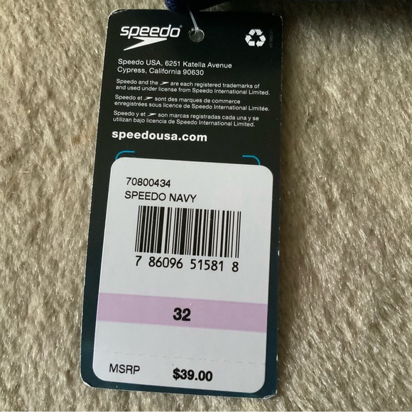 NWT Speedo Power Flex Eco Swim Brief Style 70800 Mens 32 - Picture 3 of 7